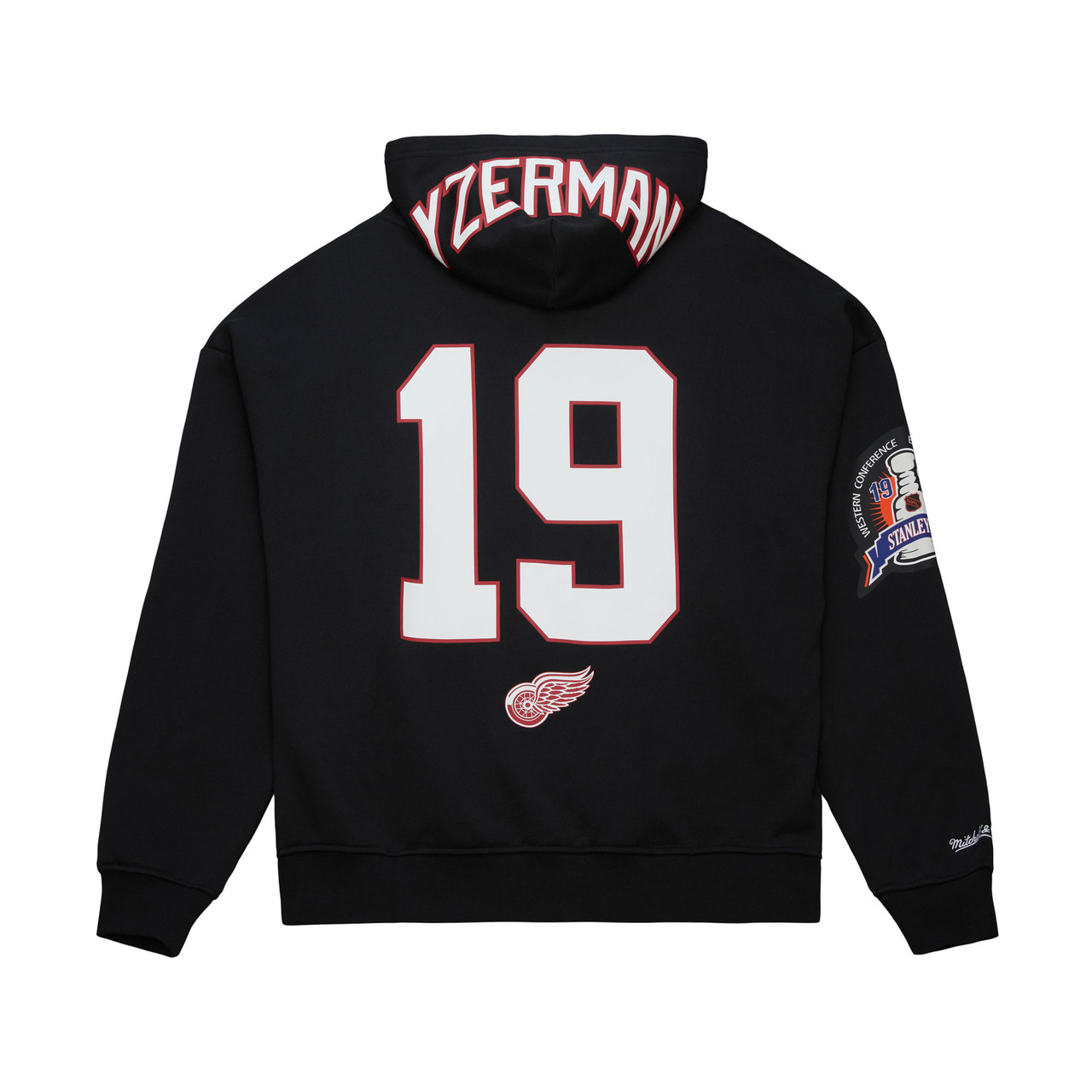 Detroit Red Wings Mitchell & Ness Yzerman #19 Maxxed Out Hooded