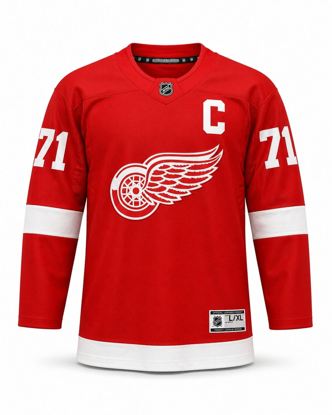 Detroit Red Wings Outerstuff Youth Home Larkin #71 Replica Jersey