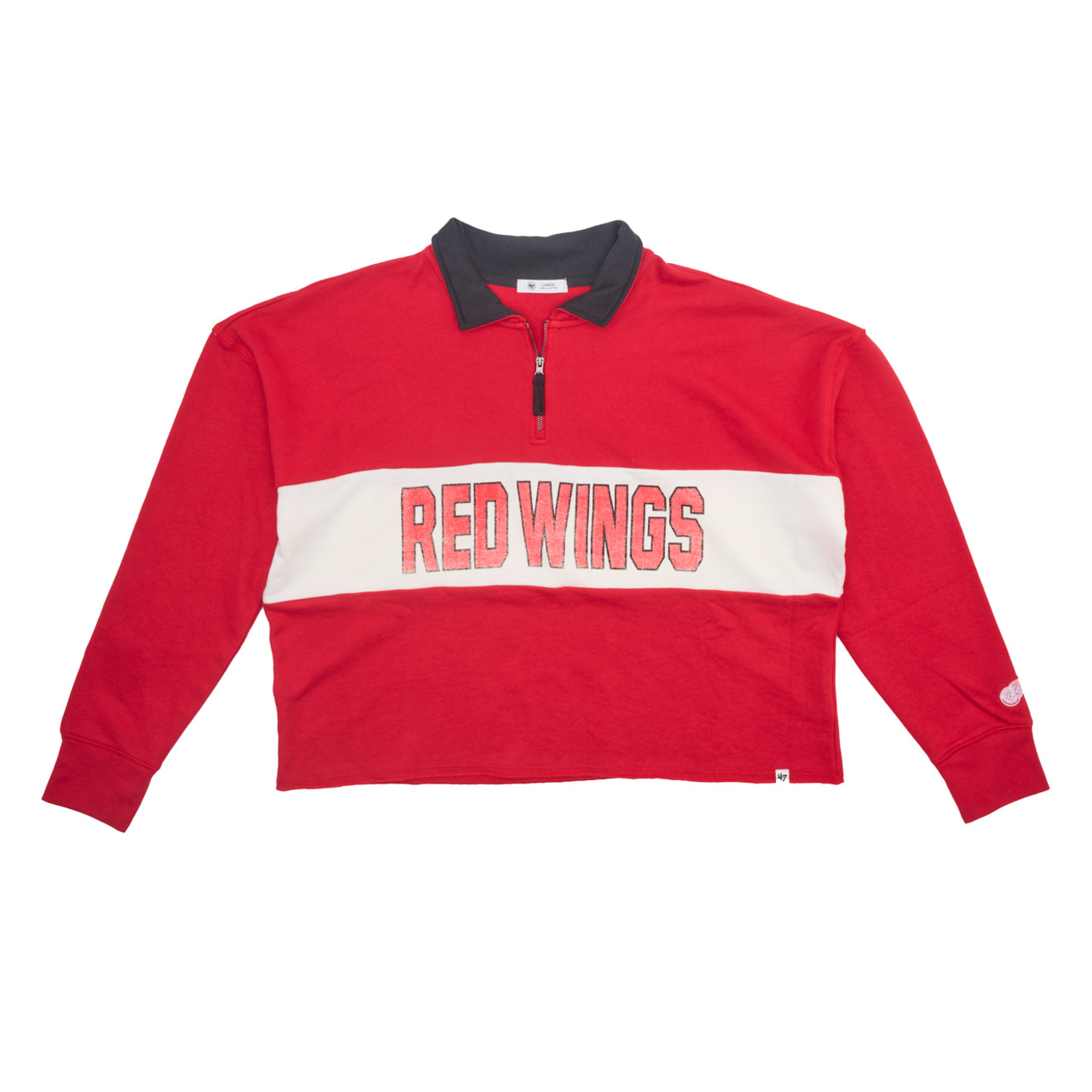Detroit Red Wings '47 Brand Ladies Next level 1/4 Zip