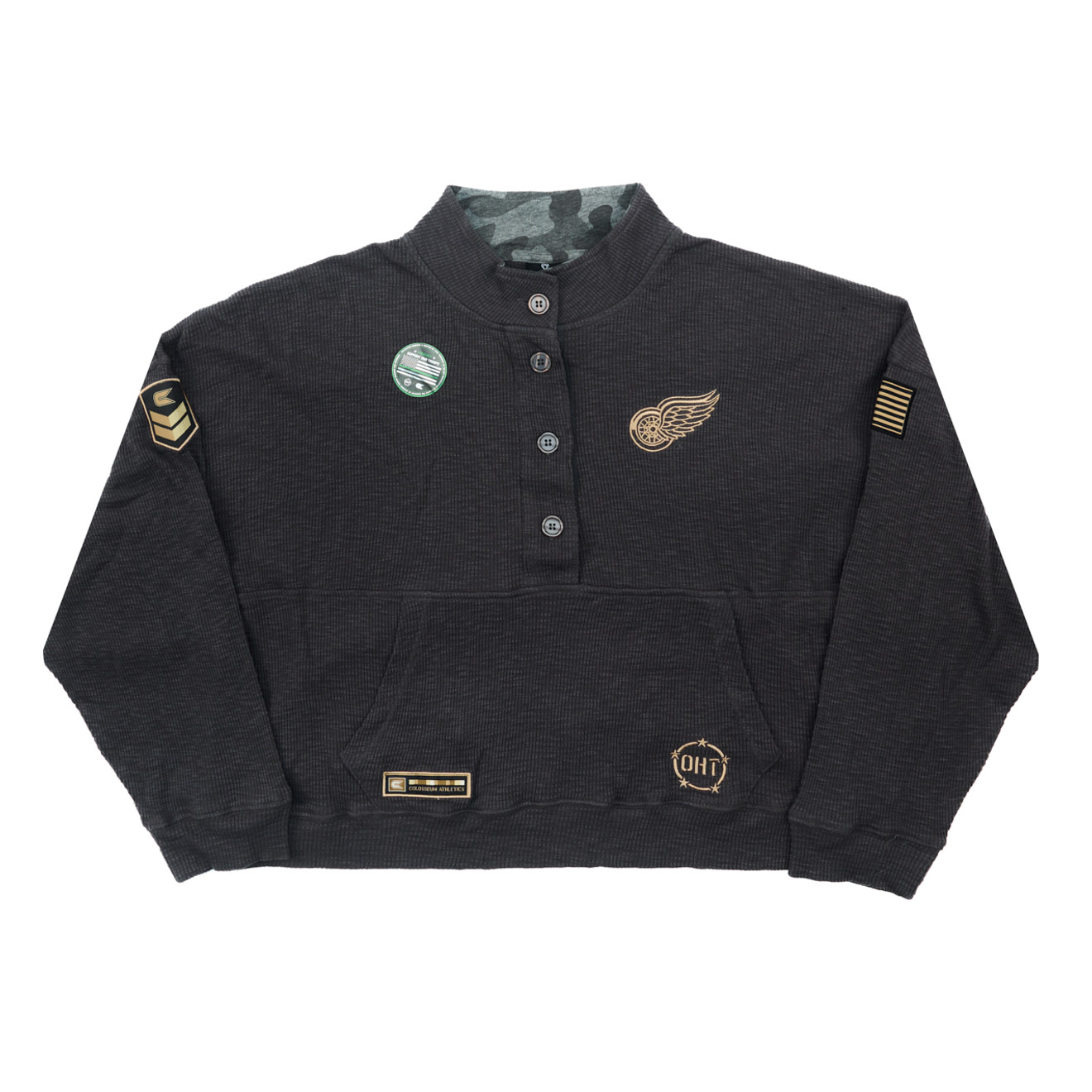 Detroit Red Wings Colosseum Ladies OHT Payback Henley