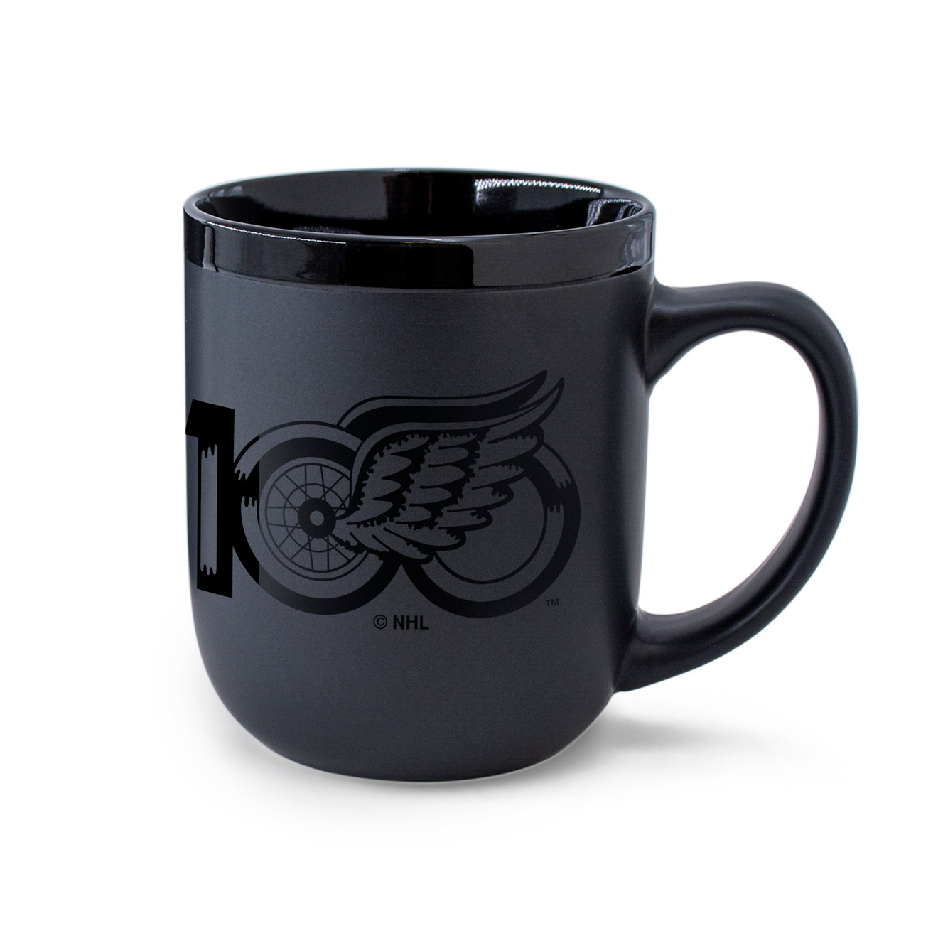 Detroit Red Wings Wincraft Centennial Blackout Mug