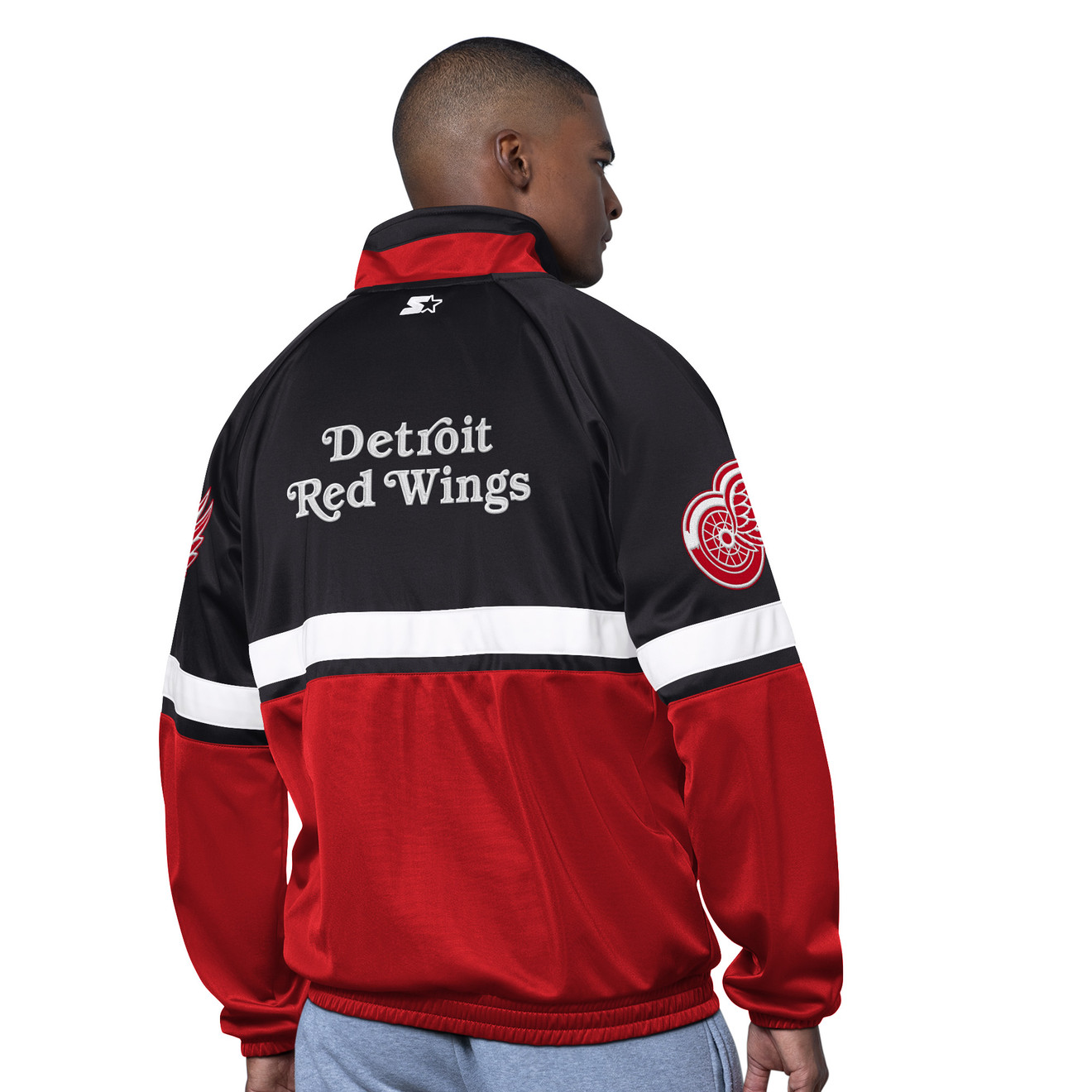 NHL◇Red Wings/スタジャン/S/ナイロン/RED 入手不可能!!】ナイキ 