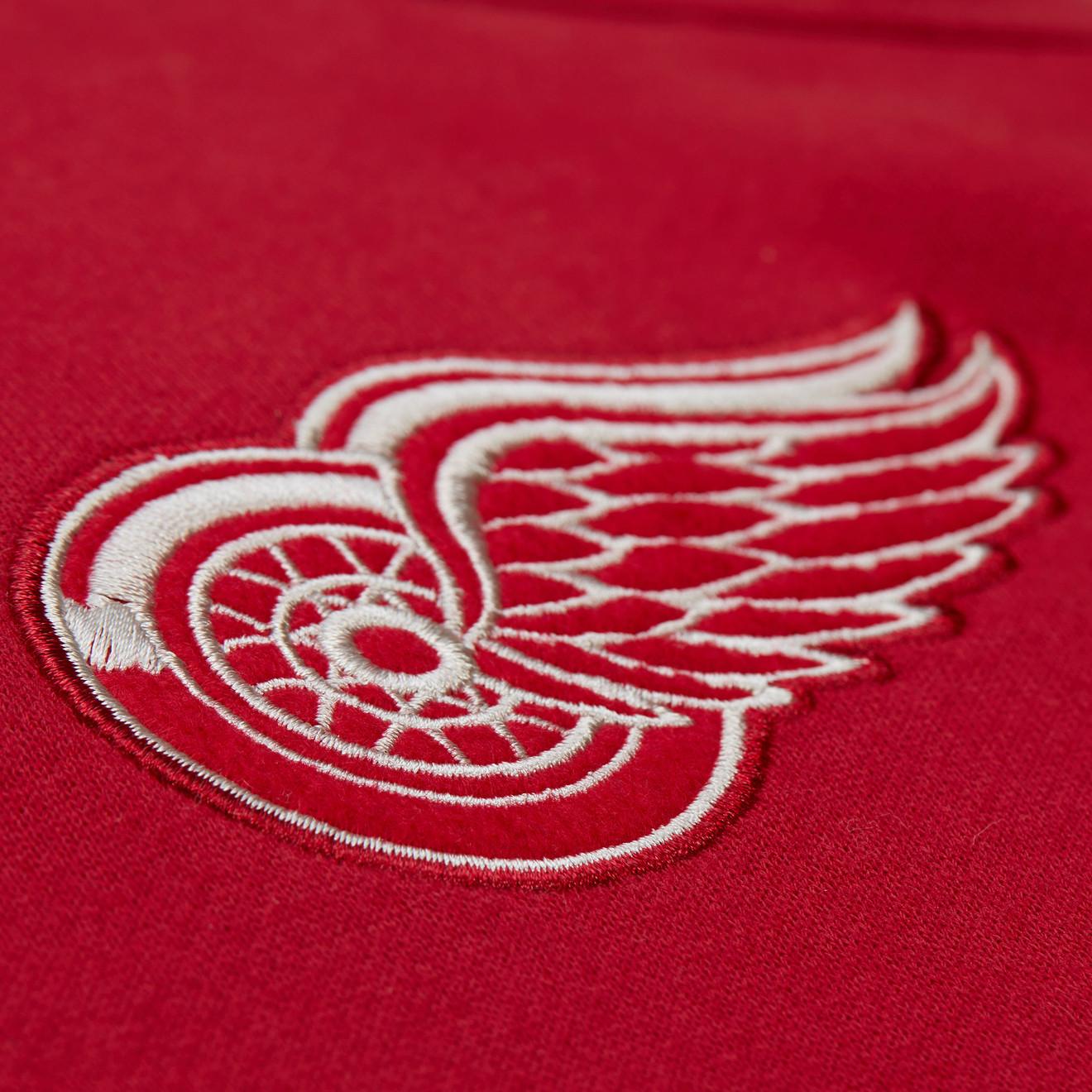 Detroit Red Wings Mitchell & Ness Fleece Hooded Jacket