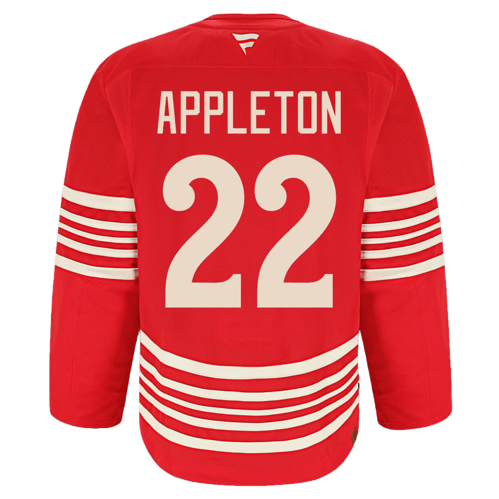Detroit Red Wings Fanatics Premium Centennial Jersey - Appleton