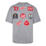 Detroit Red Wings '47 Brand Eras History Lock Foundation Short Sleeve T-Shirt