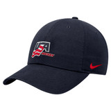 USA Hockey Men's Nike Navy Club Dri-FIT Adjustable Hat
