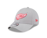 Detroit Red Wings New Era Gray Fast Glove Adjustable
