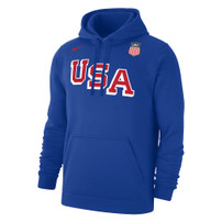 USA Hockey Men's Nike Royal 2026 Club Hooded Sweatshirt