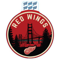 Detroit Red Wings Blue '84 Mack Bridge Sticker