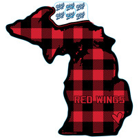 Detroit Red Wings Blue '84 Heart City Sticker