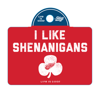 Detroit Red Wings Blue '84 I Like Shenigans Sticker