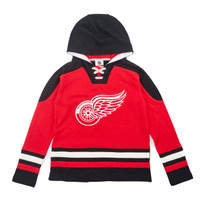 Detroit Red Wings Outerstuff Youth Ageless Hooded Sweatshirt