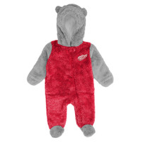 Detroit Red Wings Outerstuff Infant Teddy Bunting Fleece Hoodie