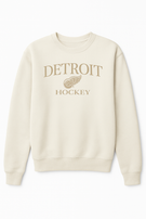 Detroit Red Wings Blue 84 Centennial Brain Game Crewneck Sweatshirt
