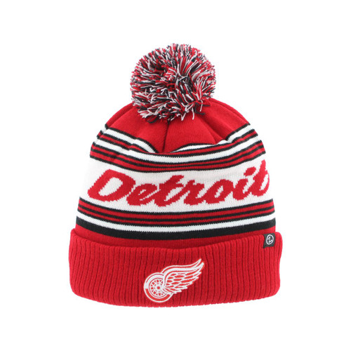 Detroit Red Wings Zephyr Eazy Script Cuff Pom