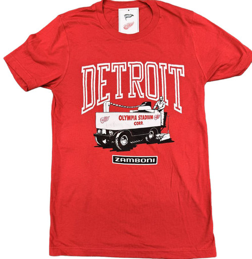 Detroit Red Wings Streaker Eras Olympia Zamboni Short Sleeve T-Shirt Image coming soon