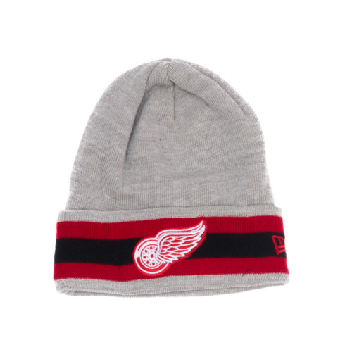 Detroit Red Wings New Era Centennial Cuff Beanie - shophockeytown