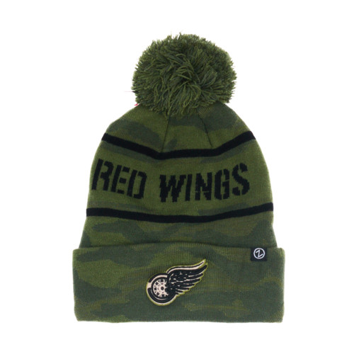 Detroit Red Wings Zephyr Trooper Gully Cuff Pom