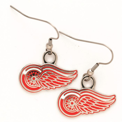 Detroit Red Wings Wincraft Winged Wheel Earrings