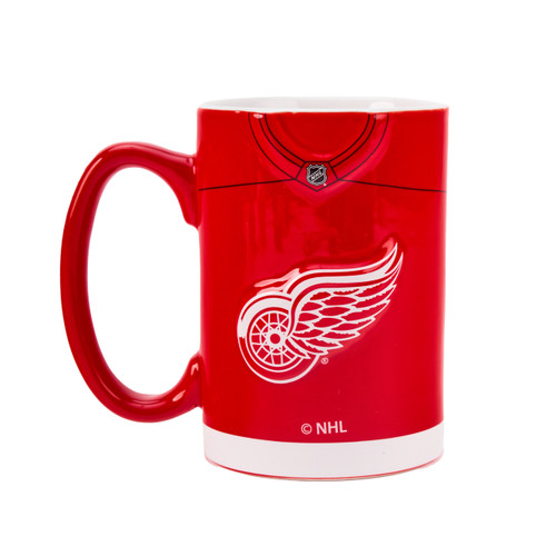 Detroit Red Wings Sports Vault 20oz. Jersey Sculpted Mug