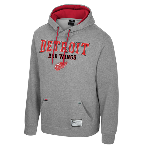 Detroit Red Wings Colosseum Gray Charlie Hooded Sweatshirt