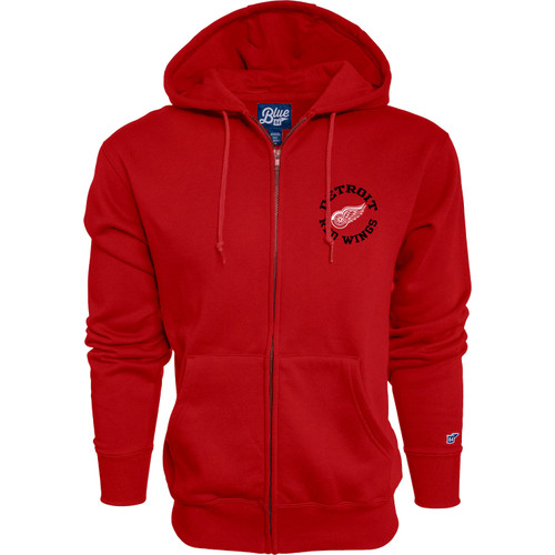 Detroit Red Wings Blue 84 Ladies Pour It On Full Zip Jacket
