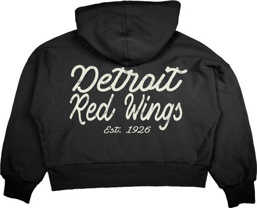 Detroit Red Wings Blue 84 Ladies Three Friends 1/4 Zip Jacket