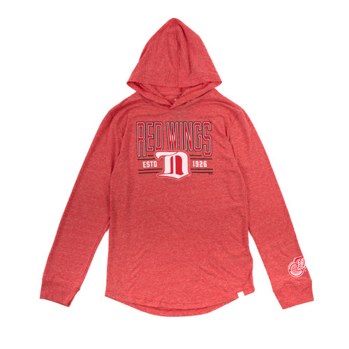 Detroit Red Wings Fanatics Twisted Slub Hooded Sweatshirt