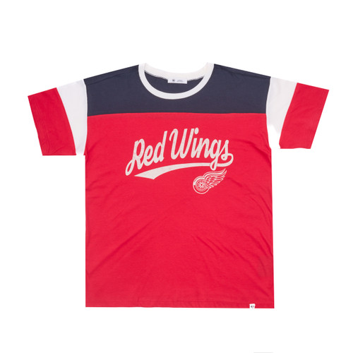Detroit Red Wings '47 Brand Ladies Breezy Time Off Short Sleeve T-Shirt