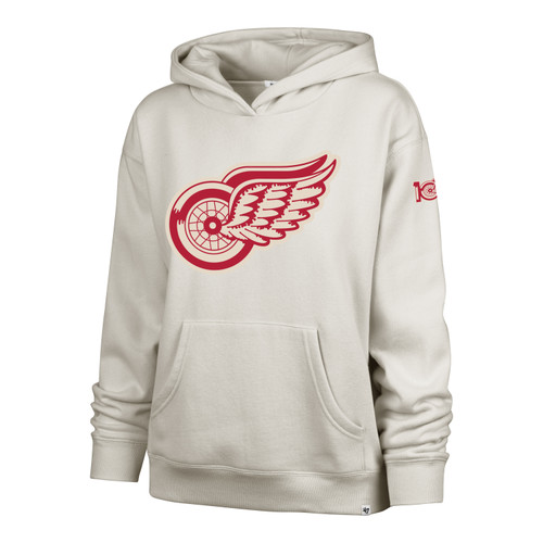 Detroit Red Wings '47 Brand Ladies Centennial Core Naomi Hooded Sweatshirt