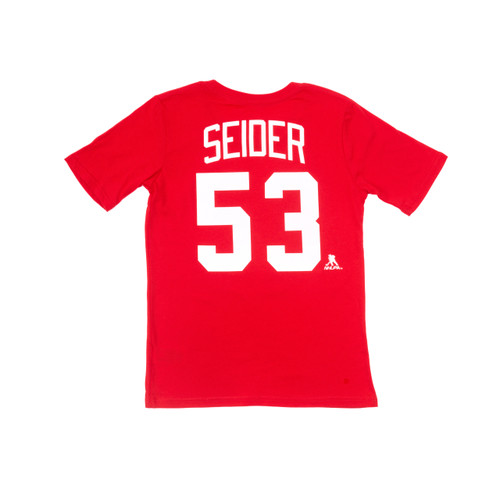 Detroit Red Wings Outerstuff Youth Seider #53 Short Sleeve T-Shirt