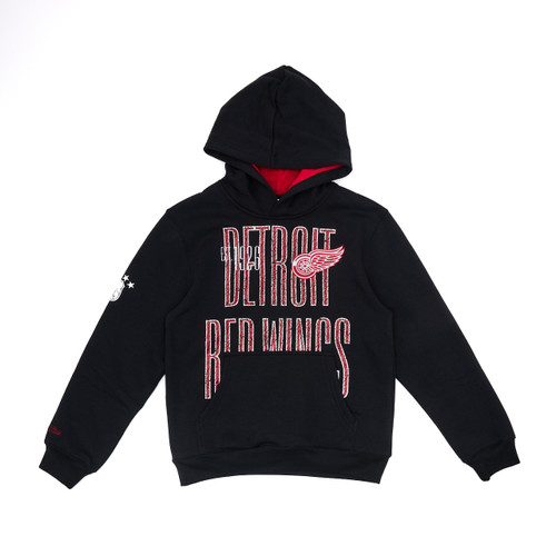 Detroit Red Wings Mitchell & Ness Youth City 2.0 Hooded Sweatshirt