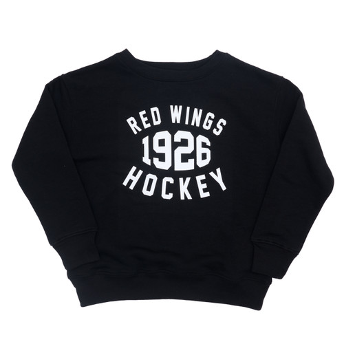 Detroit Red Wings Line Change Youth Nostolgic Crewneck Sweatshirt