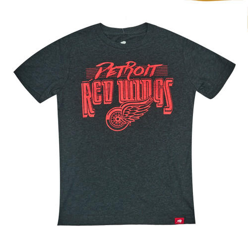 Detroit Red Wings Sportiqe Youth Sun Fade Shadow Short Sleeve T-Shirt