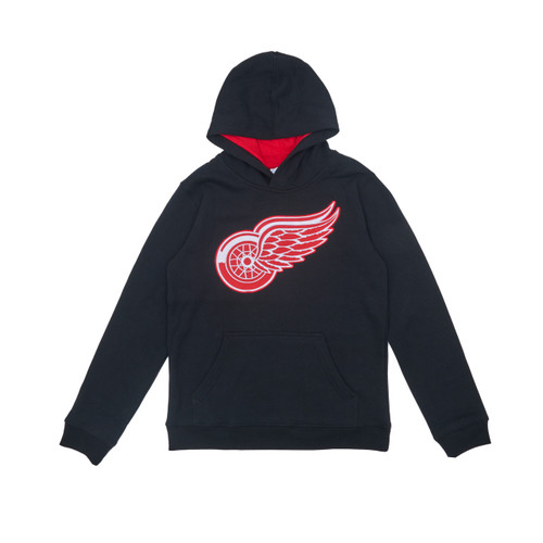 Detroit Red Wings Outerstuff Youth Prime Hooded Sweatshirt