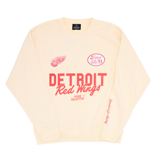 Detroit Red Wings Peace Collective Unisex Multi-Graphic Crewneck Sweatshirt