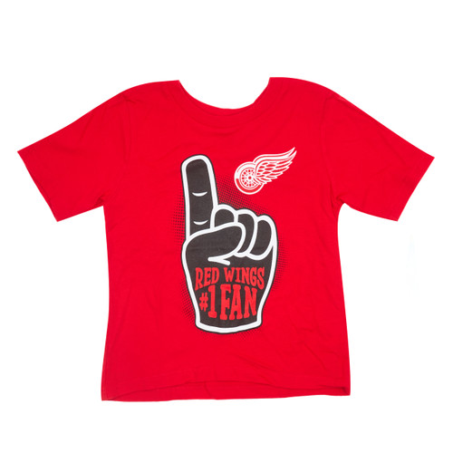 Detroit Red Wings Outerstuff Boys Foam Finger Short Sleeve T-Shirt
