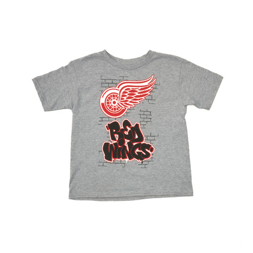 Detroit Red Wings Outerstuff Boys Graffiti Short Sleeve T-Shirt