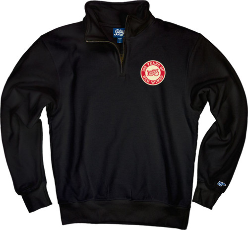 Detroit Red Wings Blue 84 Centennial Your Turn 1/4 Zip