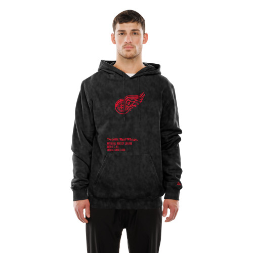 Detroit Red Wings New Era Vintage Wash Hooded Sweatshirt