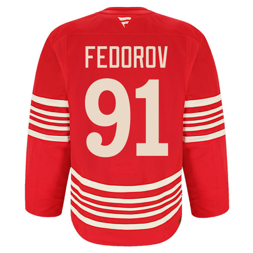 Detroit Red Wings Fanatics Premium Alumni Centennial Jersey - Fedorov (Pre-Order) Image coming soon