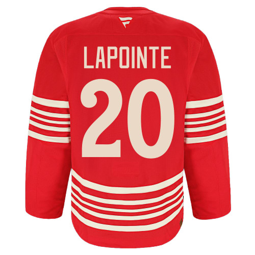 Detroit Red Wings Fanatics Premium Alumni Centennial Jersey - Lapointe