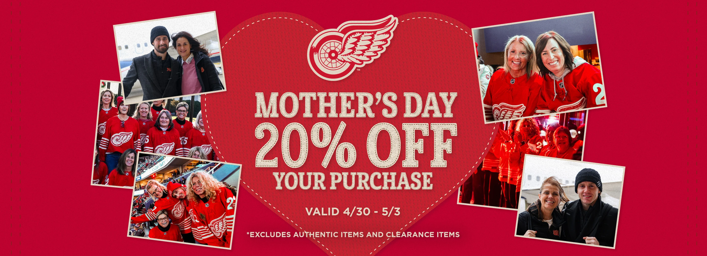 Image highlighting Mother's Day 20% off Sale, valid from 4/30-5/3 data-size=