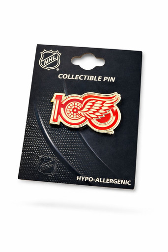 Detroit Red Wings Aminco Centennial Lapel Pin - shophockeytown