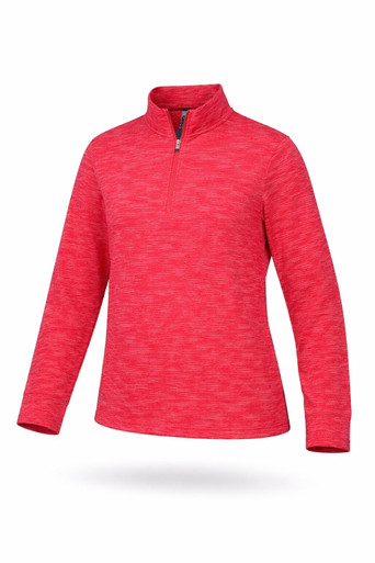 Detroit Red Wings Travis Mathew Red Heater 1/4 Zip - shophockeytown