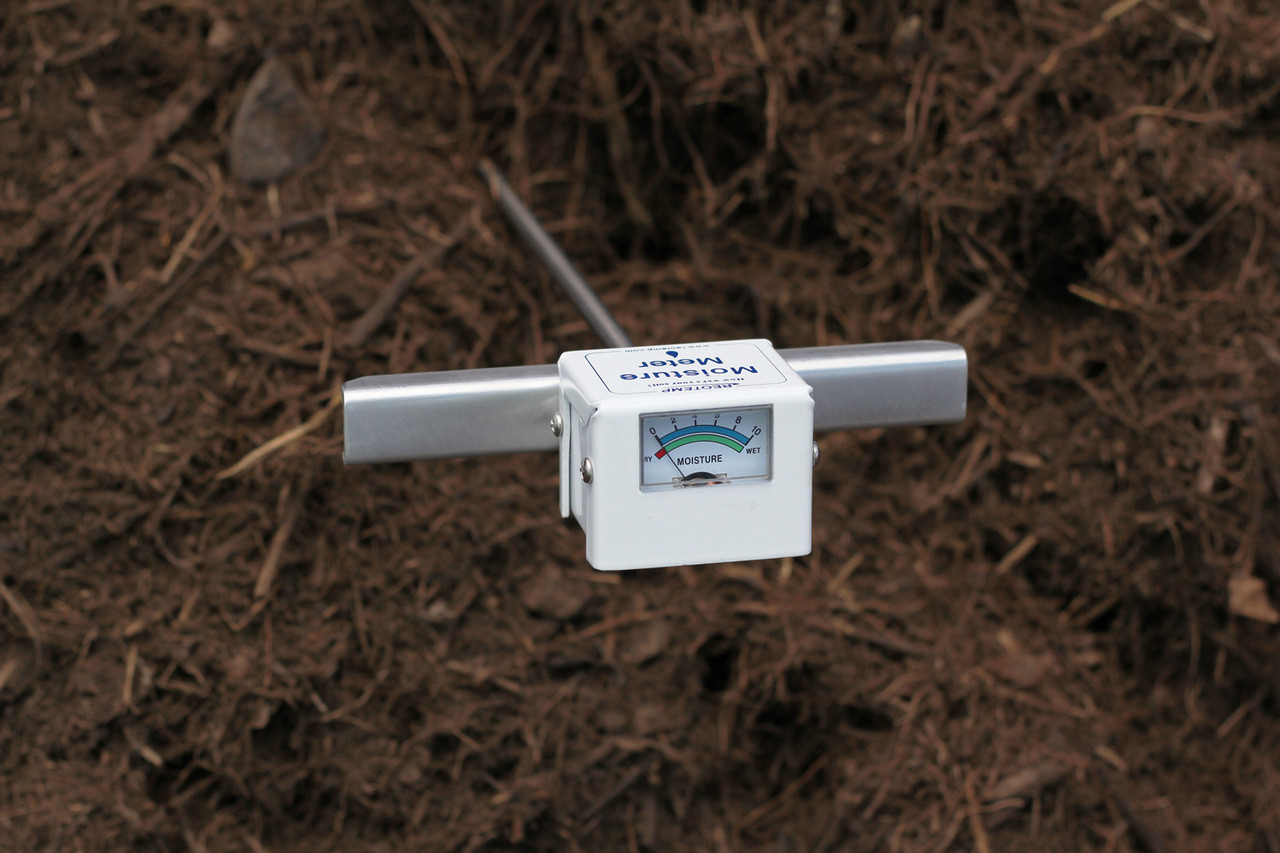 The Reotemp Long Stem Garden and Compost Moisture Meter
