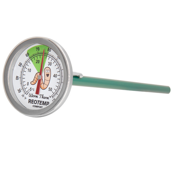 Worm Therm Soil Thermometer for Red Wiggler Compost Bins