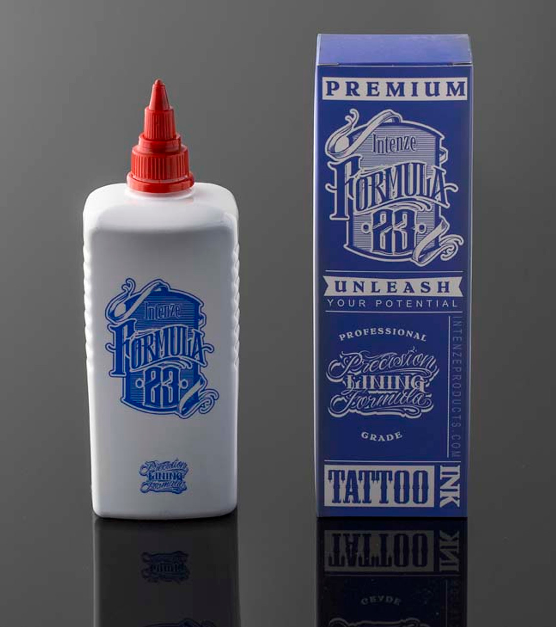 Formula 23 Black Tattoo Ink by Intenze Ink  10 oz Bottle