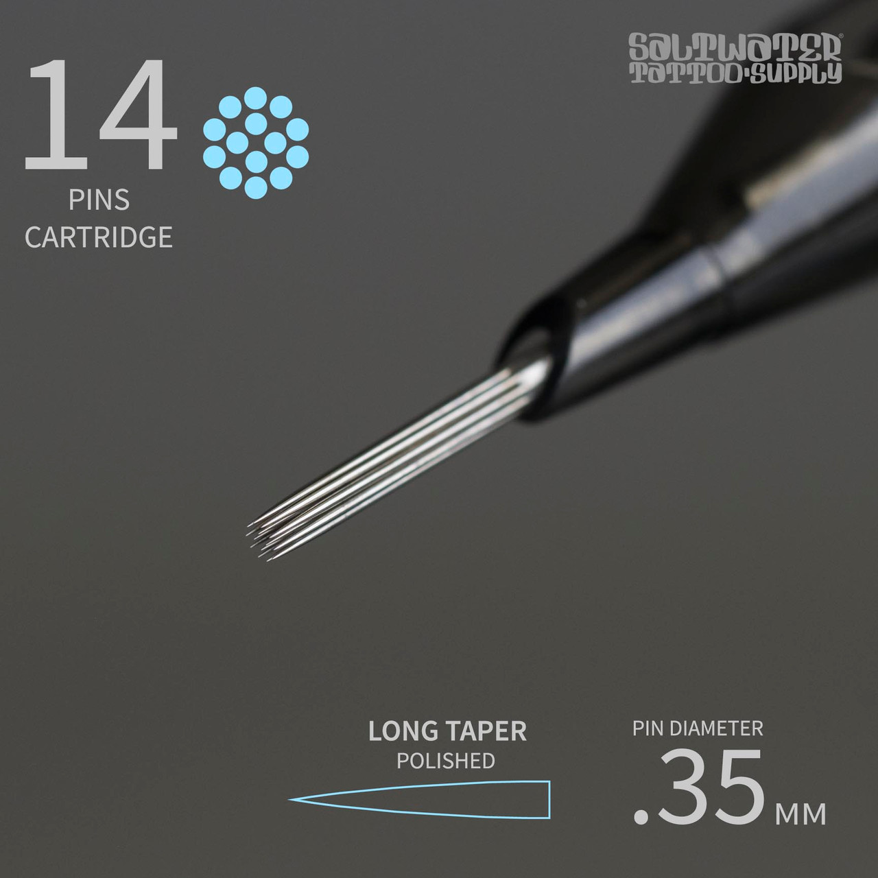 Buy Wormhole 9RS Tattoo Needles 9 Round Shader #12 Standard Disposable &  Sterilized Tattoo Shading Needles with Blue Dot - Box of 50 (1209RS) Online  at desertcartINDIA