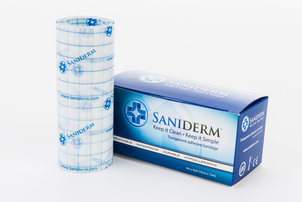 Saniderm - 6 in x 8 yd Roll - Saltwater Tattoo Supply